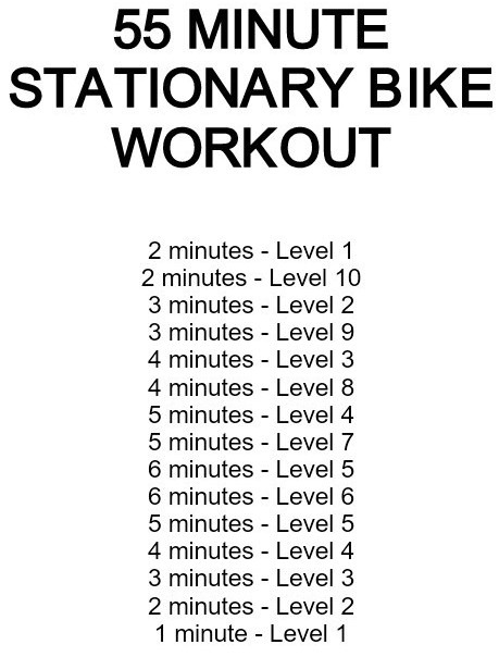 exercise bike workout routines