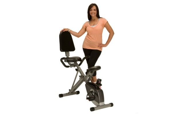 Exerpeutic space saver stationary bike