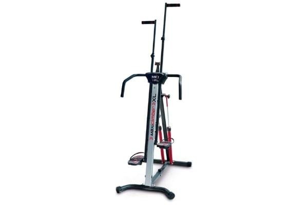 MaxiClimber XL-2000 Hydraulic Resistance Vertical Climber. Combines Muscle Toning + Aerobic Exercise for Maximum Calorie Burn. 12 Resistance Levels, Lightweight Aluminum Mainframe, Free Fitness App.